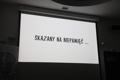 Pokaz filmu o Jacku Żabie „Skazany na niepamięć” – Warszawa, 14 marca 2019. Fot. Piotr Życieński (IPN)