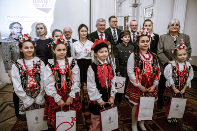 Prezentacja pakietu edukacyjnego dla Polonii i Polaków z zagranicy „Dawniej to było” – 10 marca 2019. Fot. Sławek Kasper (IPN)
