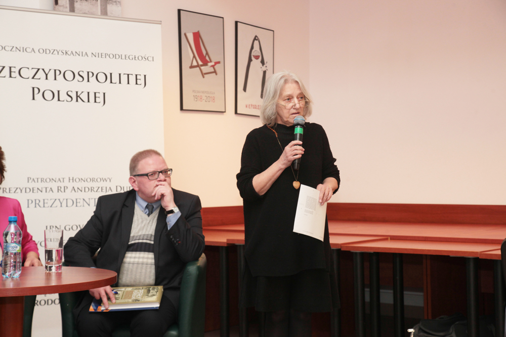 Prezentacja książki Małgorzaty Dygas „Perły, perełki Rzeczypospolitej. Prekursorzy, przedsiębiorcy, patrioci” – Warszawa, 2 kwietnia 2019. Fot. Piotr Życieński (IPN)