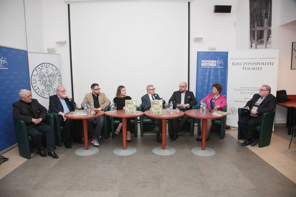 Prezentacja książki Małgorzaty Dygas „Perły, perełki Rzeczypospolitej. Prekursorzy, przedsiębiorcy, patrioci” – Warszawa, 2 kwietnia 2019. Fot. Piotr Życieński (IPN)