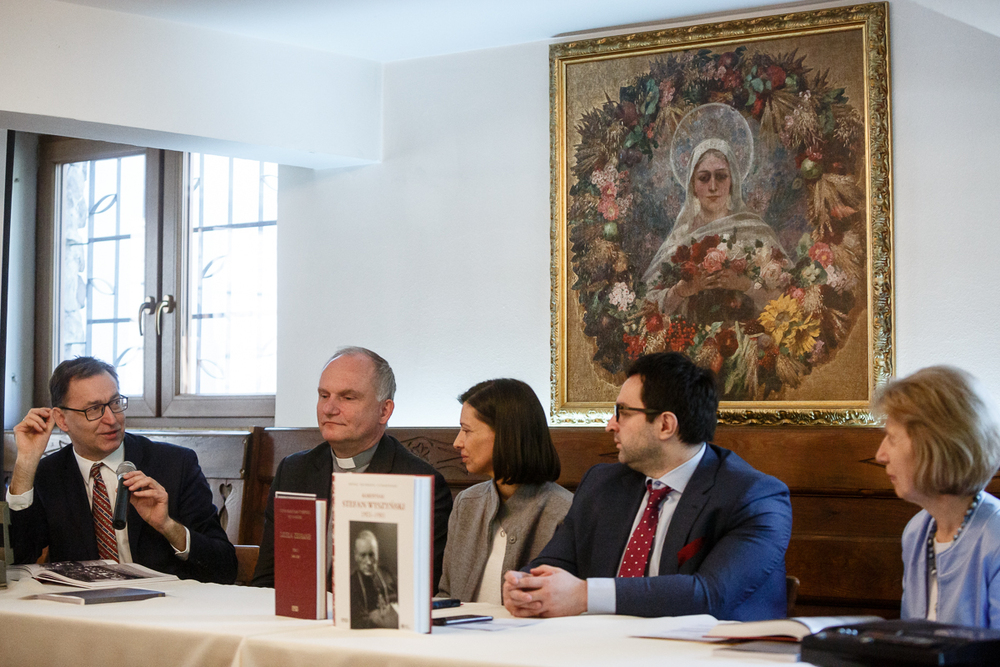 Ogólnopolska konferencja naukowa „Krąg współpracowników prymasa Stefana Wyszyńskiego” – Warszawa-Choszczówka, 8–9 maja 2019. Fot. Sławek Kasper (IPN)