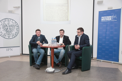 Dyskusja o majorze Janie Henryku Żychoniu – Warszawa, 10 maja 2019. Fot. Piotr Życieński (IPN)