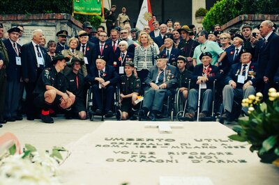 Uroczystości na Włoskim Cmentarzu Wojennym w Mignano Monte Lungo, 16 maja 2019 (fot. UdsKiOR)