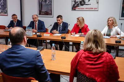 Delegacja czeskich parlamentarzystów w Instytucie Pamięci Narodowej – 22 maja 2019. Fot. Sławek Kasper (IPN)