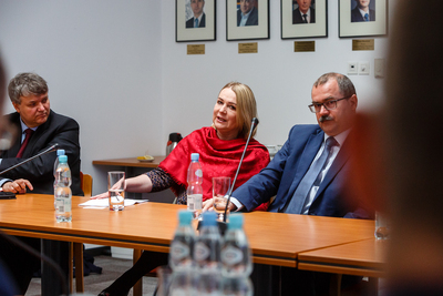 Delegacja czeskich parlamentarzystów w Instytucie Pamięci Narodowej – 22 maja 2019. Fot. Sławek Kasper (IPN)