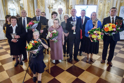 Uroczystość wręczenia Nagrody „Kustosz Pamięci Narodowej” 2019. Fot. Sławek Kasper (IPN)