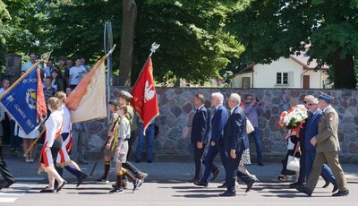 Odsłonięcie tablicy upamiętniającej organizację antykomunistyczną „Wolny Orzeł Polski” – Goniądz (woj. podlaskie), 18 czerwca 2019