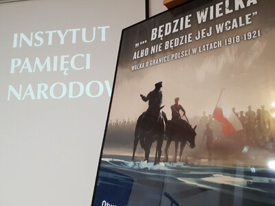 Konferencja prasowa na temat nowej wystawy IPN poświęconej walce Polaków o granice w latach 1918–1921. Fot. Sławek Kasper (IPN)