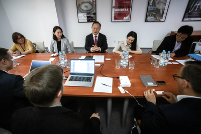 Delegacja z Ministerstwa ds. Zjednoczenia Republiki Korei w IPN – Warszawa, 26 czerwca 2019. Fot. Sławek Kasper (IPN)