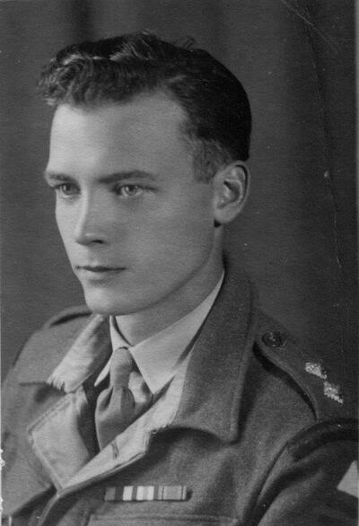 Stewart Ross, zdjęcie z okresu służby w armii brytyjskiej. Fot. ze zbiorów rodziny Milligan