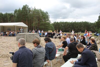 Upamiętnienie 76. rocznicy buntu w obozie zagłady Treblinka II – 2 sierpnia 2019. Fot. Muzeum Treblinka