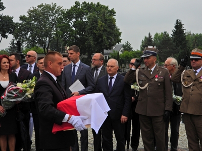 Pogrzeb żołnierzy Wojska Polskiego poległych w sierpniu 1920 r. w Mątwicy – Łomża, 14 sierpnia 2019 fot. Mateusz Niegowski