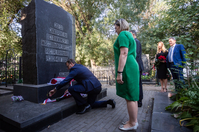 Miejsce pochówku szczątków ofiar masowych represji z lat 30. i 40. XX wieku – Odessa, 9 września 2019