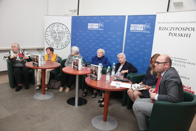Prezentacja książki Anny Herbich „Dziewczyny Sprawiedliwe” – Warszawa, 16 września 2019. Fot. Piotr Życieński (IPN)