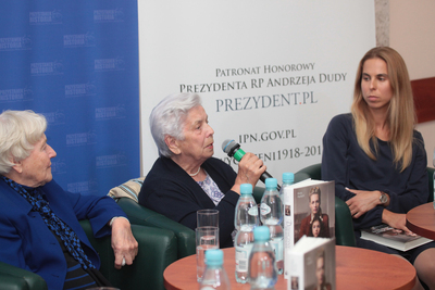 Prezentacja książki Anny Herbich „Dziewczyny Sprawiedliwe” – Warszawa, 16 września 2019. Fot. Piotr Życieński (IPN)