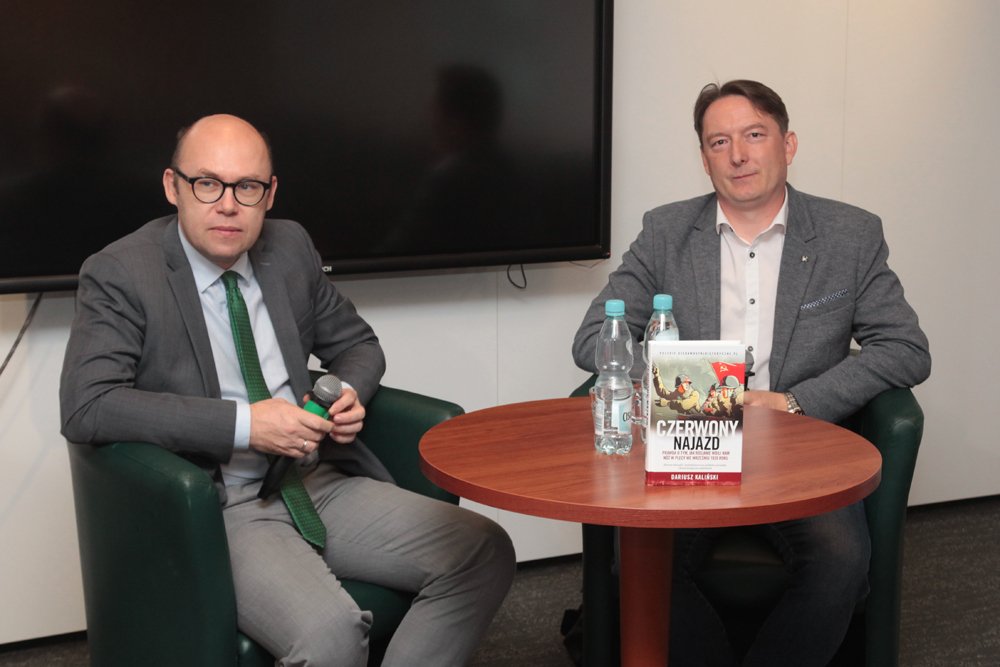 Spotkanie autorskie z Dariuszem Kalińskim, autorem książki „Czerwony najazd” – Warszawa, 24 września 2019. Fot. Piotr Życieński (IPN)