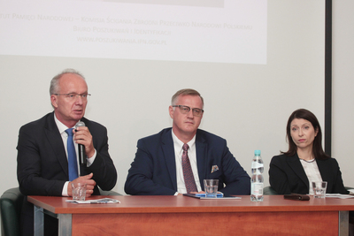 Konferencja prasowa na temat wdrożenia w IPN systemu CODIS – Warszawa, 8 października 2019. Fot. Piotr Życieński (IPN)