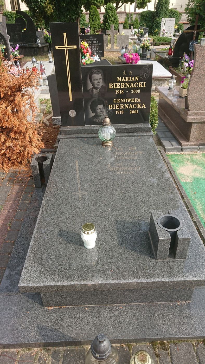 Grób Mariana Biernackiego