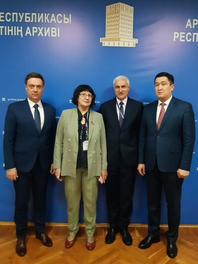 Spotkanie z dyrektorami archiwów rejonowych w Kazachstanie i historykami z Uniwersytetu Al-Farabi