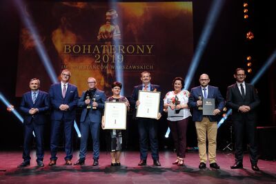 Gala rozdania nagród BohaterON imienia Powstańców Warszawskich – Warszawa, 16 października 2019. Fot. Piotr Litwic