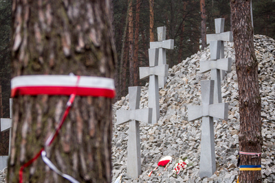 Polski Cmentarz Wojenny w Bykowni. Fot. Sławek Kasper (IPN)