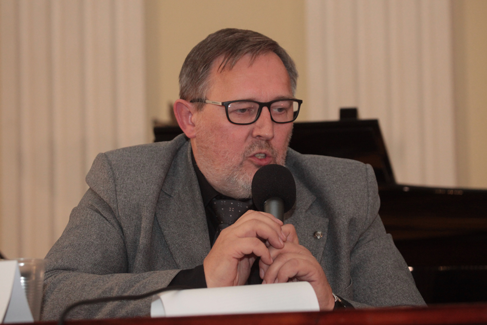 Dr Jędrzej Lipski. Panel dyskusyjny „Wokół polityki historycznej” podczas Targów Książki Historycznej – Warszawa, 30 Listopada 2019. Fot. Piotr Życieński (IPN)