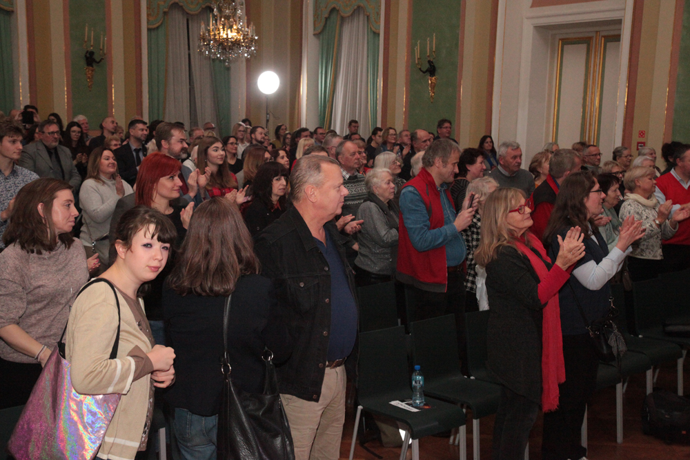 Recital Aleksandry Gintrowskiej z gościnnym udziałem Krzysztofa Napiórkowskiego – Warszawa, 30 listopada 2019. Fot. Piotr Życieński (IPN)