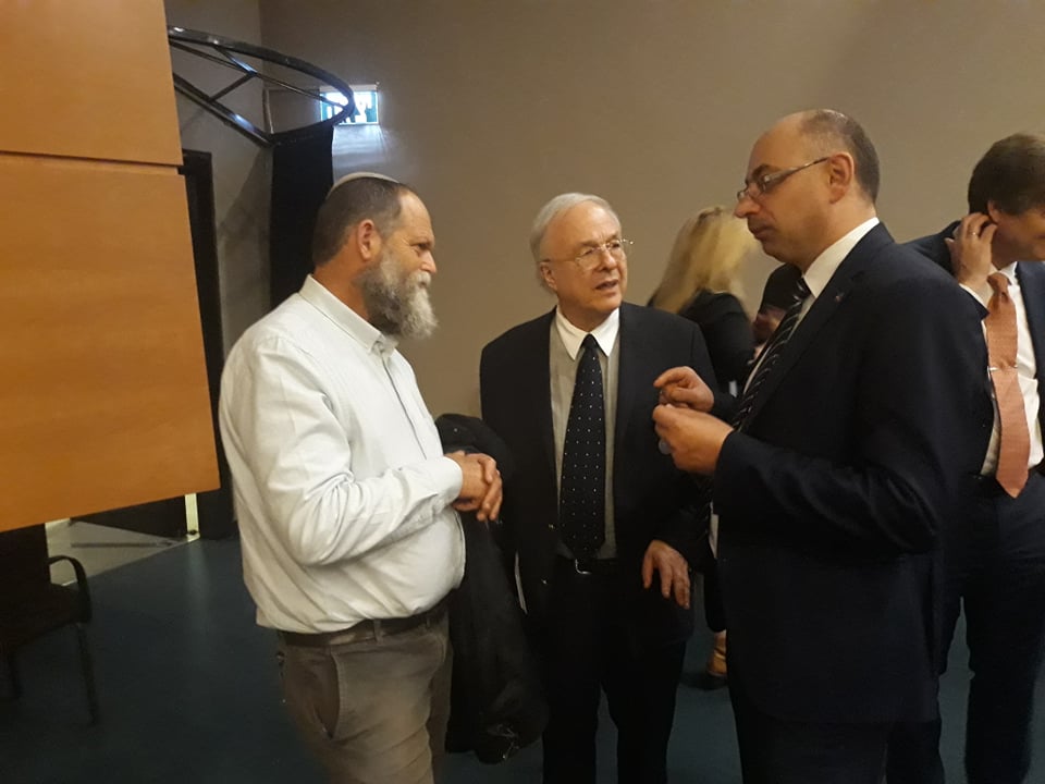 Wiceprezes IPN Mateusz Szpytma spotkał się z potomkami calonych z Holocaustu: Markusem Blechnerem – honorowym konsulem RP w Zurichu i Shai Segalem – synem uratowanych przez mieszkańców Markowej – 15 grudnia 2019