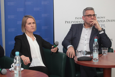 Dyskusja „Czy polska tożsamość narodowa jest zagrożona?” – Warszawa, 4 lutego 2020. Fot. Piotr Życieński (IPN)