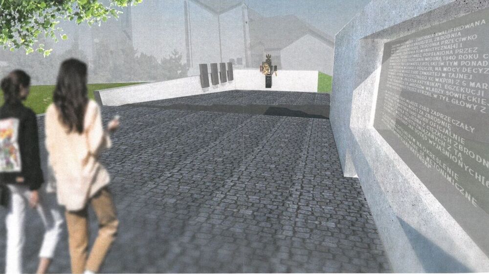 Pomnik Katyński w Opolu – wizualizacja