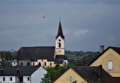 Zabudowania Sankt Georgen an der Gusen. (fot. Maciej Foks)