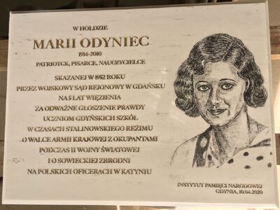 Tablica Maria Odyniec