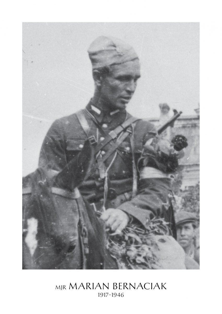 Mjr Marian Bernaciak „Orlik”. Fot. AIPN