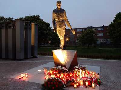 Pomnik Witolda Pileckiego w Gdańsku – 25 maja 2020