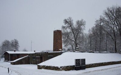 Budynek byłego krematorium na terenie KL Auschwitz I (fot. M. Foks)