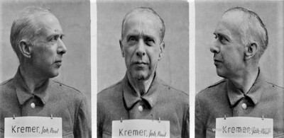 Johann Paul Kremer, doktor medycyny i filozofii. Lekarz SS w KL Auschwitz od 30 sierpnia do 18 listopada 1942 r. Przeprowadzał selekcje transportów kierowanych do KL Auschwitz II (źródło: www.auschwitz.org)