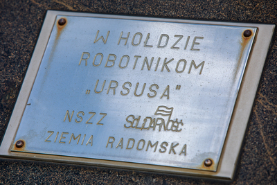 44. rocznica protestów w Ursusie – pomnik na pl. Czerwca 1976 – Ursus, 25 czerwca 2020. Fot. Sławek Kasper (IPN)