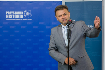 Adam Hlebowicz, dyrektor Biura Edukacji Narodowej IPN – 25 czerwca 2020. Fot. Sławek Kasper (IPN)