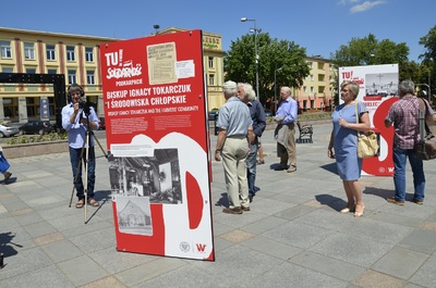Otwarcie wystawy IPN „Tu rodziła się Solidarność” – Mielec, 1 lipca 2020. Fot. Katarzyna Gajda-Bator (IPN)