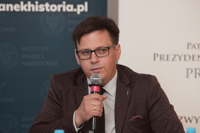 Dr Paweł Warot, naczelnik Delegatury IPN w Olsztynie. Fot. Piotr Życieński (IPN)