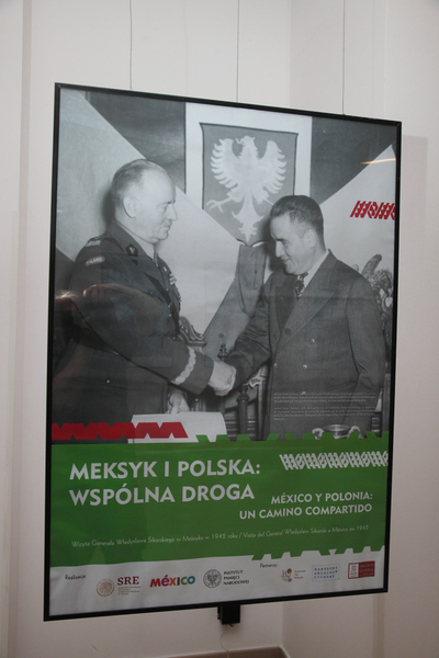 Wystawa „Meksyk i Polska: wspólna droga. Wizyta generała Władysława Sikorskiego w Meksyku w 1942 roku” – Warszawa, 9 lipca – 7 sierpnia 2020. Fot. Piotr Życieński (IPN)