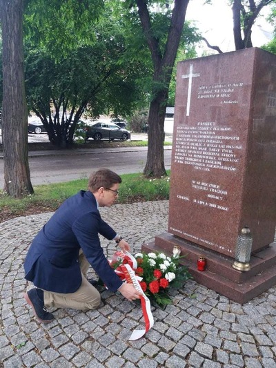 11.07.2020 – uroczystości w Gdańsku w 77. rocznicę tzw. krwawej niedzieli na Wołyniu. Fot. IPN