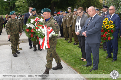 11.07.2020 – uroczystości we Wrocławiu w 77. rocznicę tzw. krwawej niedzieli na Wołyniu. Fot. IPN