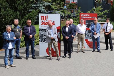 Otwarcie wystawy IPN „TU rodziła się »Solidarność«” – Mrągowo, 21 lipca 2020