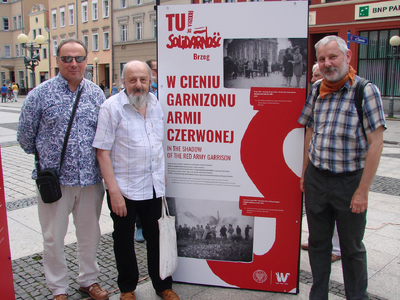 Otwarcie wystawy „Tu rodziła się Solidarność” – Brzeg, 21 lipca 2020. Fot. IPN