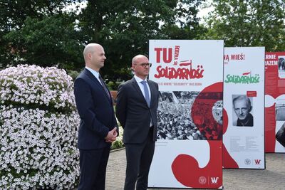 Otwarcie wystawy IPN „TU rodziła się »Solidarność«” – Włocławek, 21 lipca 2020