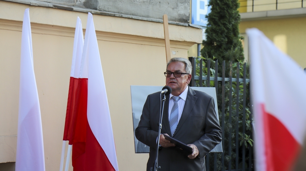 Uroczystość odsłonięcia tablicy poświęconej Halinie Konopackiej i płk. dypl. Ignacemu Matuszewskiemu – Warszawa, 14 sierpnia 2020. Fot. Mateusz Niegowski (IPN)