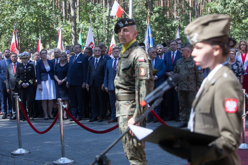 Uroczystości w 100. rocznicę Bitwy Warszawskiej 1920 – Ossów, 15 sierpnia 2020. Fot. Sławek Kasper (IPN)