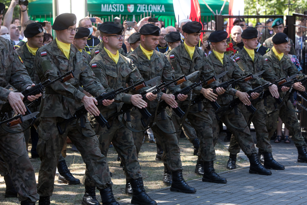 Uroczystości w 100. rocznicę Bitwy Warszawskiej 1920 – Ossów, 15 sierpnia 2020. Fot. Sławek Kasper (IPN)