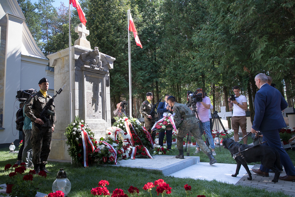 Uroczystości w 100. rocznicę Bitwy Warszawskiej 1920 – Ossów, 15 sierpnia 2020. Fot. Sławek Kasper (IPN)